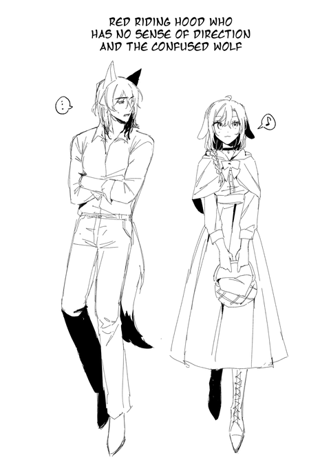 red riding hood and the wolf 