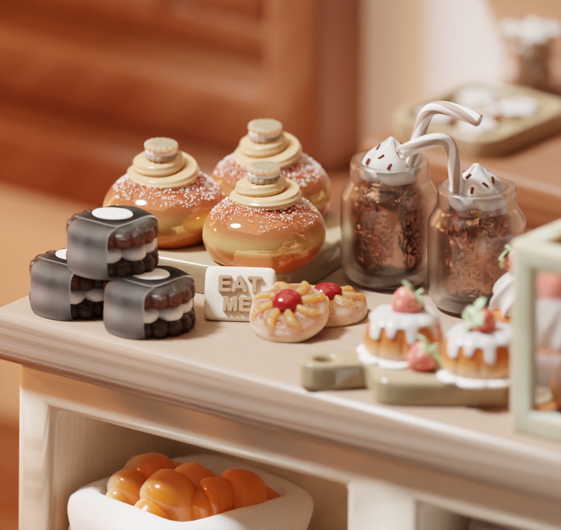 Cozy cafe-bookstore☕️ 

#b3d #blender3d