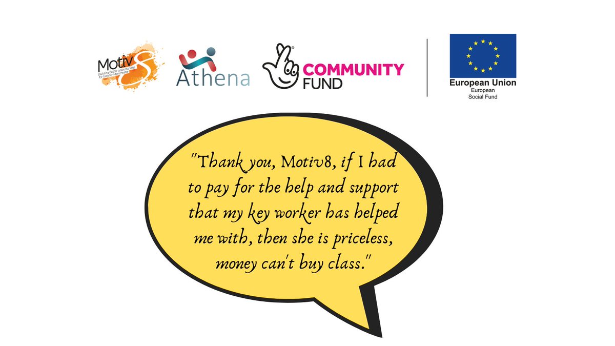 In the week of #InternationalThankYouDay we say thank you to our colleagues, partners, funders, stakeholders, likers &amp; retweeters for all your support to help us get people back on track. Final word to one of our clients who wanted to say thank you too…#TNLComFundESF <a href="/TNLComFund/">The National Lottery Community Fund</a>