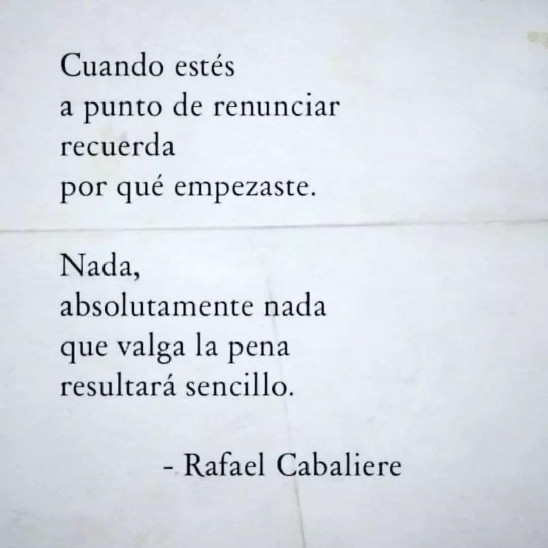 Sólo te pedimos constancia para no tirar la toalla, merecerá la pena.

Sólo te pedimos humildad para reconocer tus errores, merecerá la pena.

Sólo te pedimos compromiso para cuando estés a punto de renunciar no lo hagas. 

Asociación Quiérete Albacete
Móvil 681 945 862