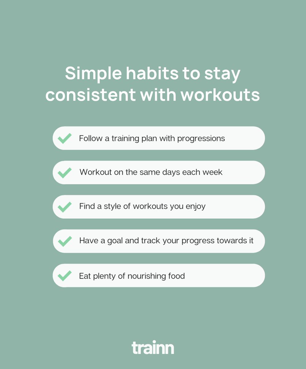 trainnapp's tweet image. We know how difficult staying consistent with your workouts and healthy habits can be.

Luckily there are things you can do to make ‘living a healthy lifestyle’ and achieving your dream body the easiest thing in the world 🥹

#trainn #trainnapp #workoutapp #trainingplan #gym