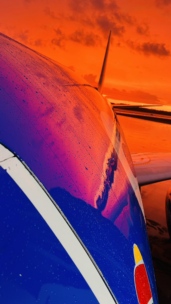 rollercoastinRO's tweet image. When a storm passes as the sun rises @MCO It makes for picture perfect photos while working flights! Makes the day just all that much better.  @spann @SouthwestAir #swapic #southwestairlines #floridawx