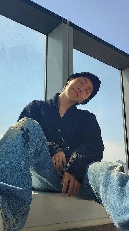 tanseok's tweet image. i act like im okay but deep down i want to know where hobi gets his jeans from