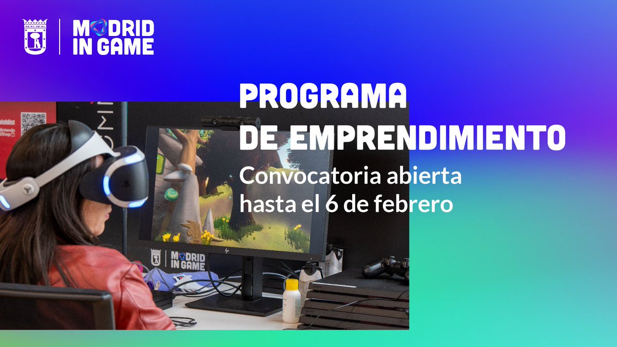 ✨️¡HACEMOS REALIDAD TU SUEÑO!

📅Este 2023, lanzamos el Programa Emprendimiento para sacar adelante tu proyecto y estudio de desarrollo. Tenemos un reto para ti:👇

- Haz RT al tweet
- Etiqueta a tu amigo emprendedor para que se apunte

👏¡Te esperamos!😊