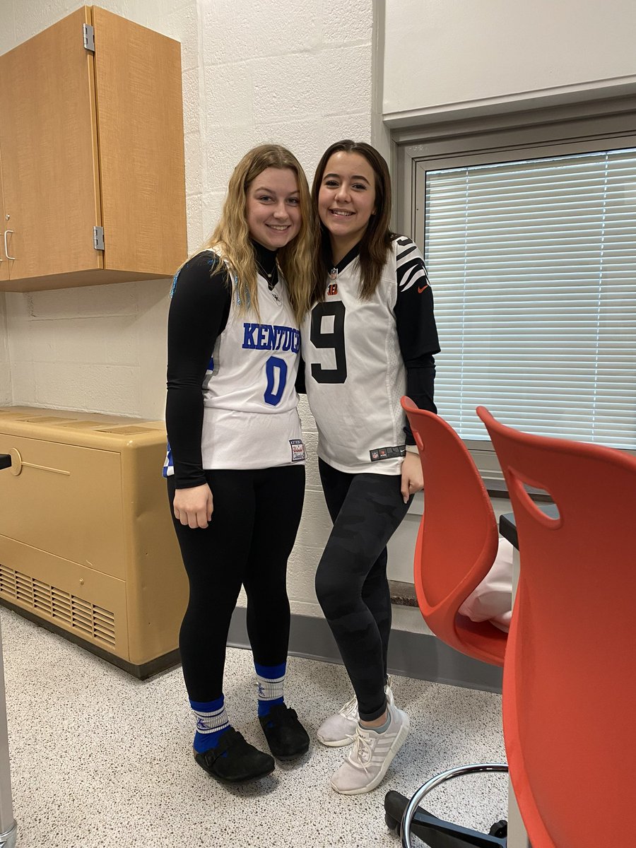 Yesterday was jersey day and today is the BIG DAY! We’re pumped for the pep rally and big game tonight! Can’t wait to see you there! #ScarletAndGreyDay 🐾🏀♥️ <a href="/DeerParkSchools/">Deer Park Schools</a>