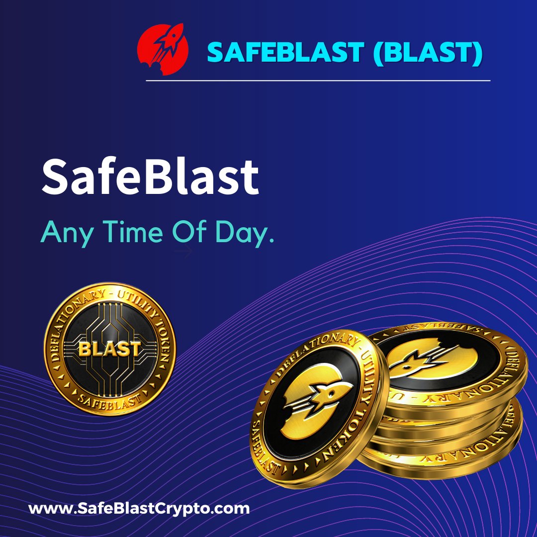 SafeBLASTarmy's tweet image. #SafeBLAST $BLAST today, tomorrow and forever. #Crypto #Cryptocurrency #BLAST #BNB #ETH #BTC #Coinbase #Binanace #Kucoin