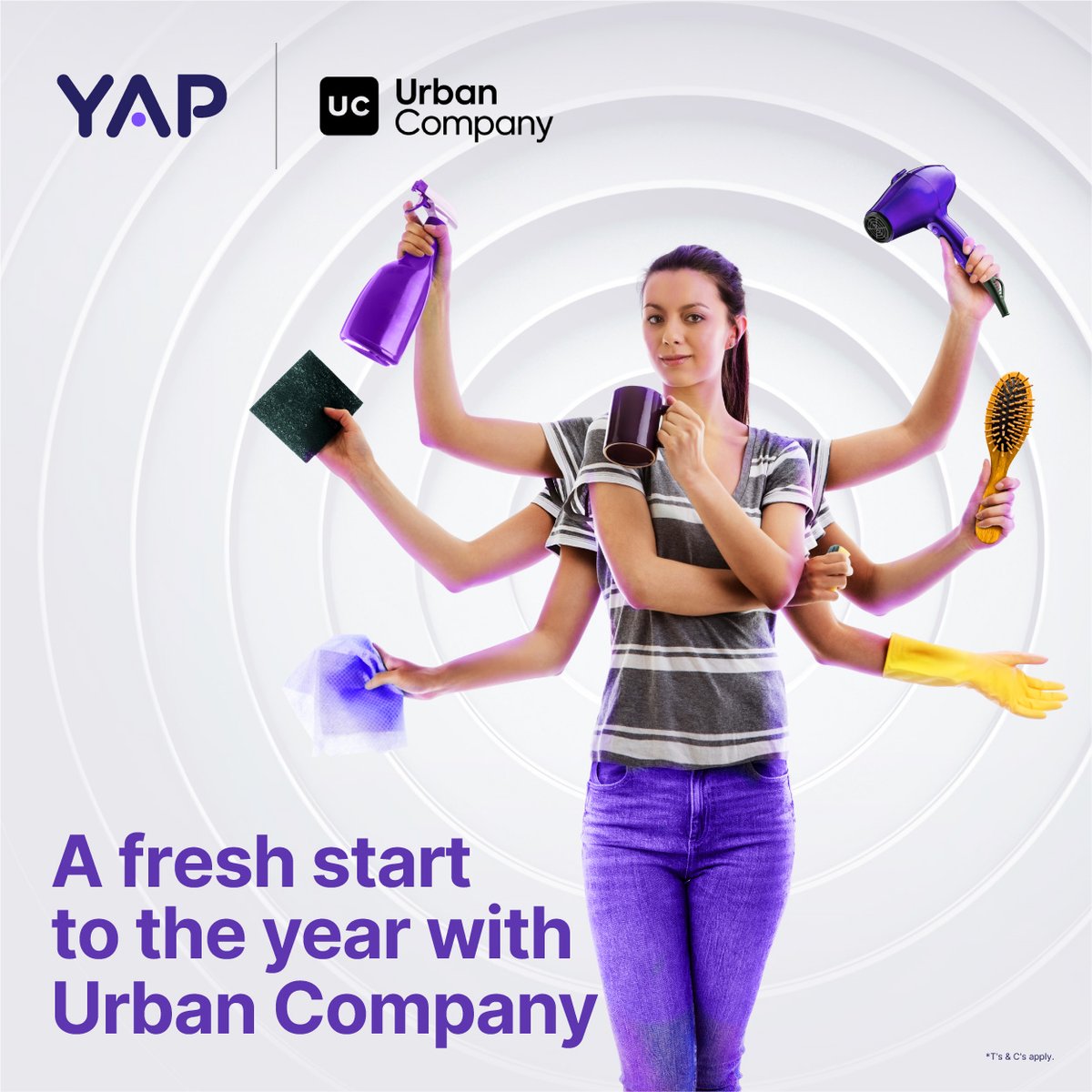 New year, new partnerships. We’re back with exclusive offers for you from Urban Company. Get a flat AED 20 off* a variety of services including daily cleaning, home pampering, maintenance and more. Don’t wait, try out Urban Company today. T’s &amp; C’s apply. ​

#YAP #YapUAE #offers