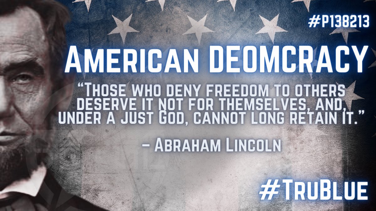 #FridayThoughts When “everyday” people I encounter engages me on my perspective of politics. I rarely have to stew over my response because it never changes — “Americans need to get more engaged in our democracy…” #Merikkka

#TruBlue #DemVoice1 #ONEV1 Z24 #DemCastFL #ProudBlue22