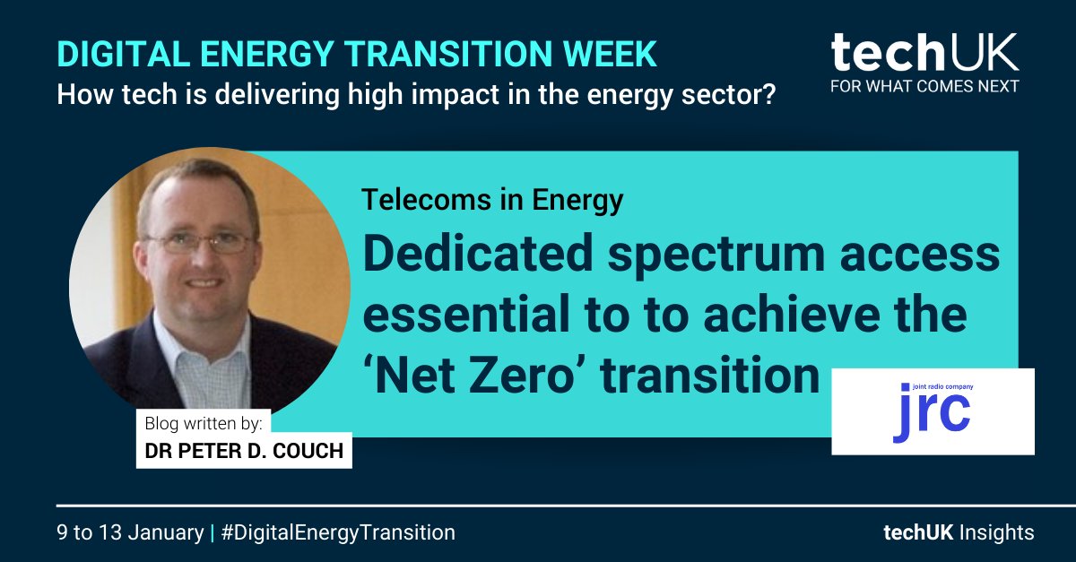 techUK's tweet image. 🚨#DigitalEnergyTransition - Day 5
Dr Peter Couch @JointRadioCo gives a view of Enabling a Dynamic Energy Supply Solution through enhanced Operational Telecommunications Capability 👉techuk.org/resource/techu…
