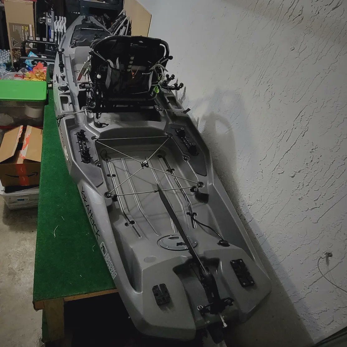 NicholasBeltr17's tweet image. Just finished stripping out all the accessories I've added on the Recon an order to film some content showing my thoughts for the year using it. Wow how fast the year went lol 😆 
#recon120HD #recon120 #kayaking #kayaks #kayaklife #wildyfishing #teamwildy #kayakfishing
