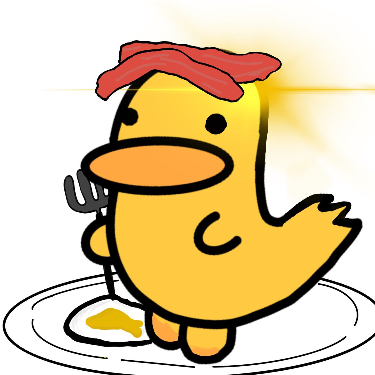 ETHQuackers's tweet photo. @donofrio_blake Good morning 🍳🍳🍳 #quackers #quackersnft #gm #nft #ens #ensdomains https://t.co/QQWa5Pn4ZR