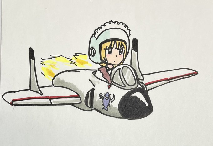 「飛行機 ショートヘア」のTwitter画像/イラスト(新着)｜2ページ目