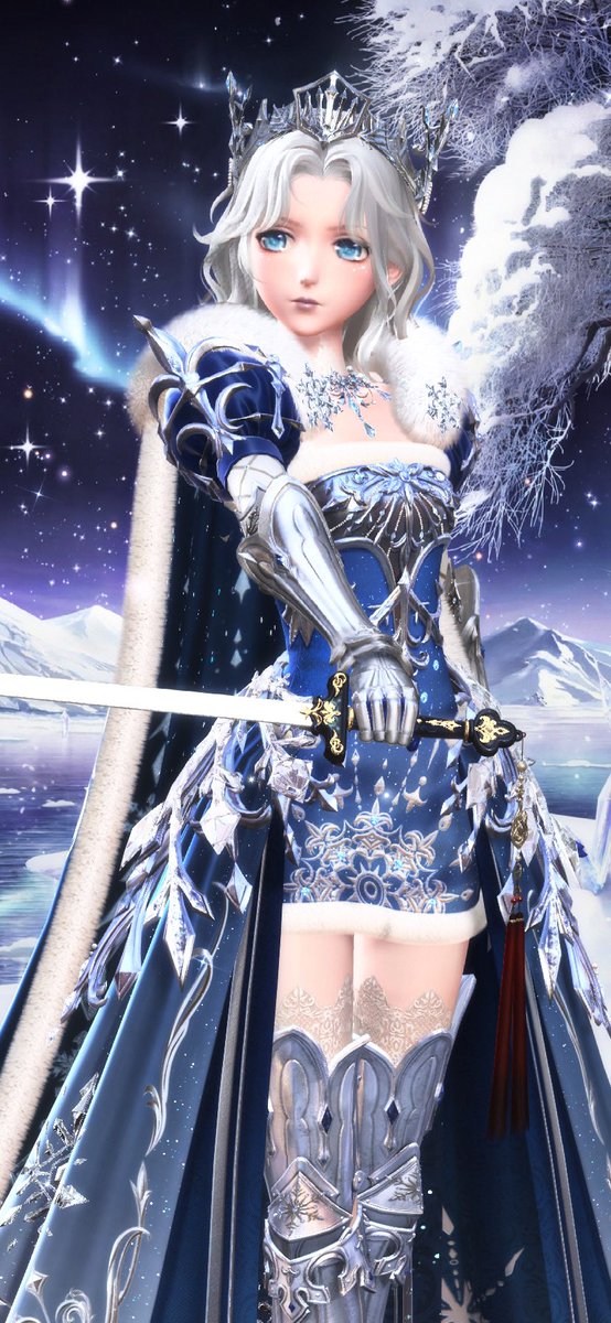 nikki_neru's tweet photo. ようやくfinish❄️⚔️ https://t.co/mwBGs43ulO