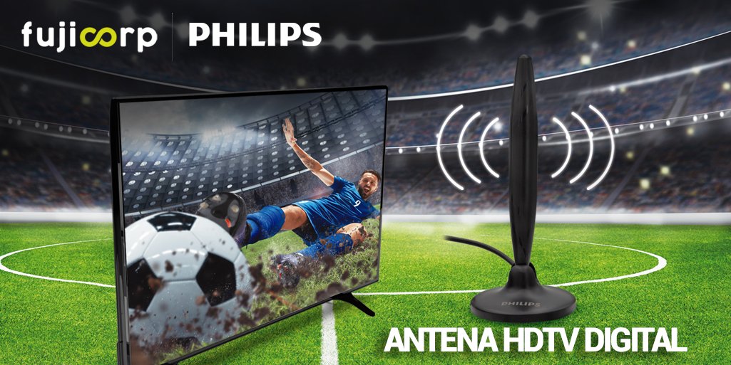 Antenas digitales de Philips para disfrutar nuevos canales digitales en alta definición, así como mejorar la imagen en canales analógicos. Más opciones de entretenimiento en casa, fácil de instalar, con un diseño moderno y compacto y compatible con todos los TV y convertidores.