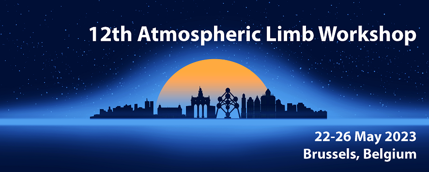 You can now submit abstracts for the 12th Atmospheric limb workshop (22-26 May) 🇧🇪=> events.spacepole.be/event/146/ The workshop is a scientific conference gathering research teams involved in the development and #dataprocessing of #atmosphericlimb missions