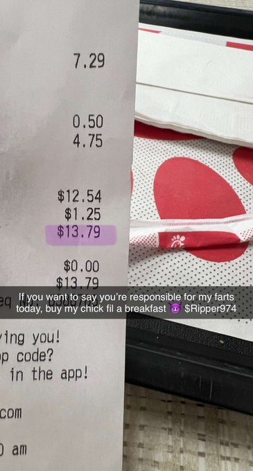 Hear my gas today if you buy my breakfast! https://t.co/7GlQoNDjRu