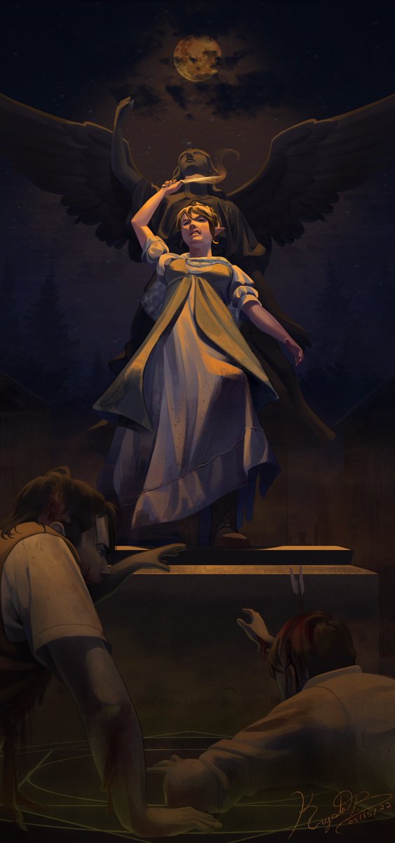 CreativeKrysta's tweet photo. @denicsua Thanks for the artshare!
I'm a character artist who loves all things whimsical and fantastical, always trying to tell a story with my art 💜 https://t.co/MoAw7qkAlu