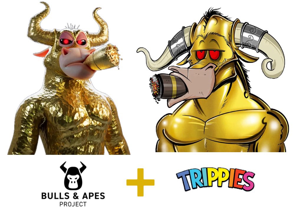 GM. Another day, another reminder for <a href="/BullsApesProj/">Bulls and Apes Project</a> that <a href="/trippies/">Trippies</a> is excited to join tokenization!!! #BAPNation #methanetoken #JoinTheStampede