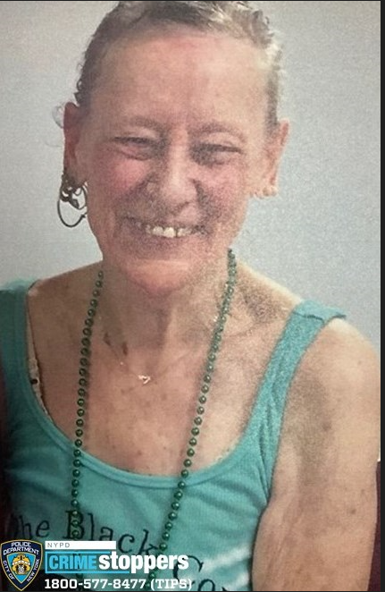 #SilverAlert Barbara Weingart, F/W/81 from Lincoln Avenue and Atlantic Avenue in Brooklyn. If seen, call 9-1-1. Multilingual &amp; ASL Link: on.nyc.gov/1ZlUYf1.