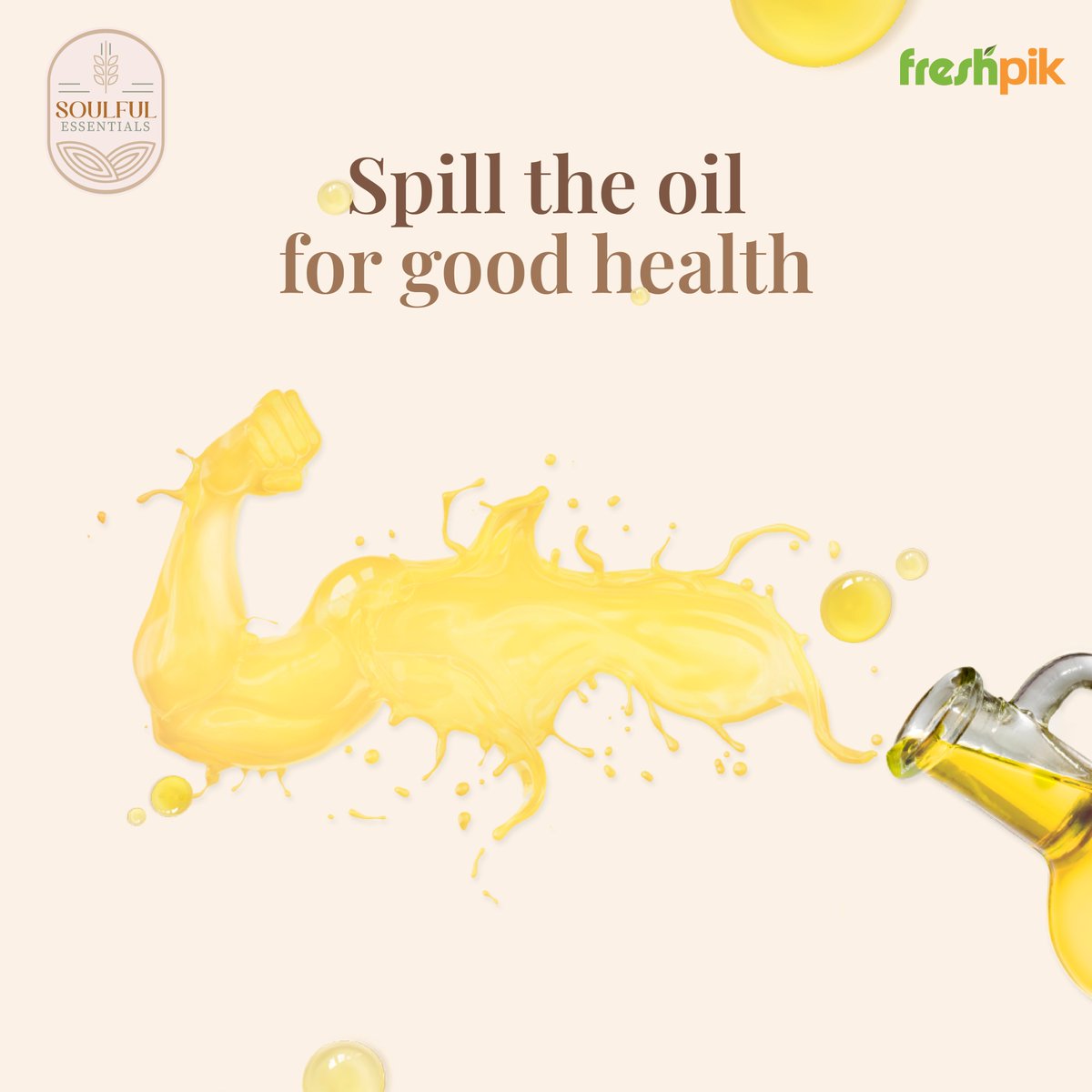 You are just a bottle away from discovering healthy taste.

Take your pik! Freshpik has olive oil, mustard oil, coconut oil, rice bran oil and various cold pressed varieties of the same!

Choose from a wide range of healthy oils at Freshpik, Jio World Drive.

#SoulfulEssentials