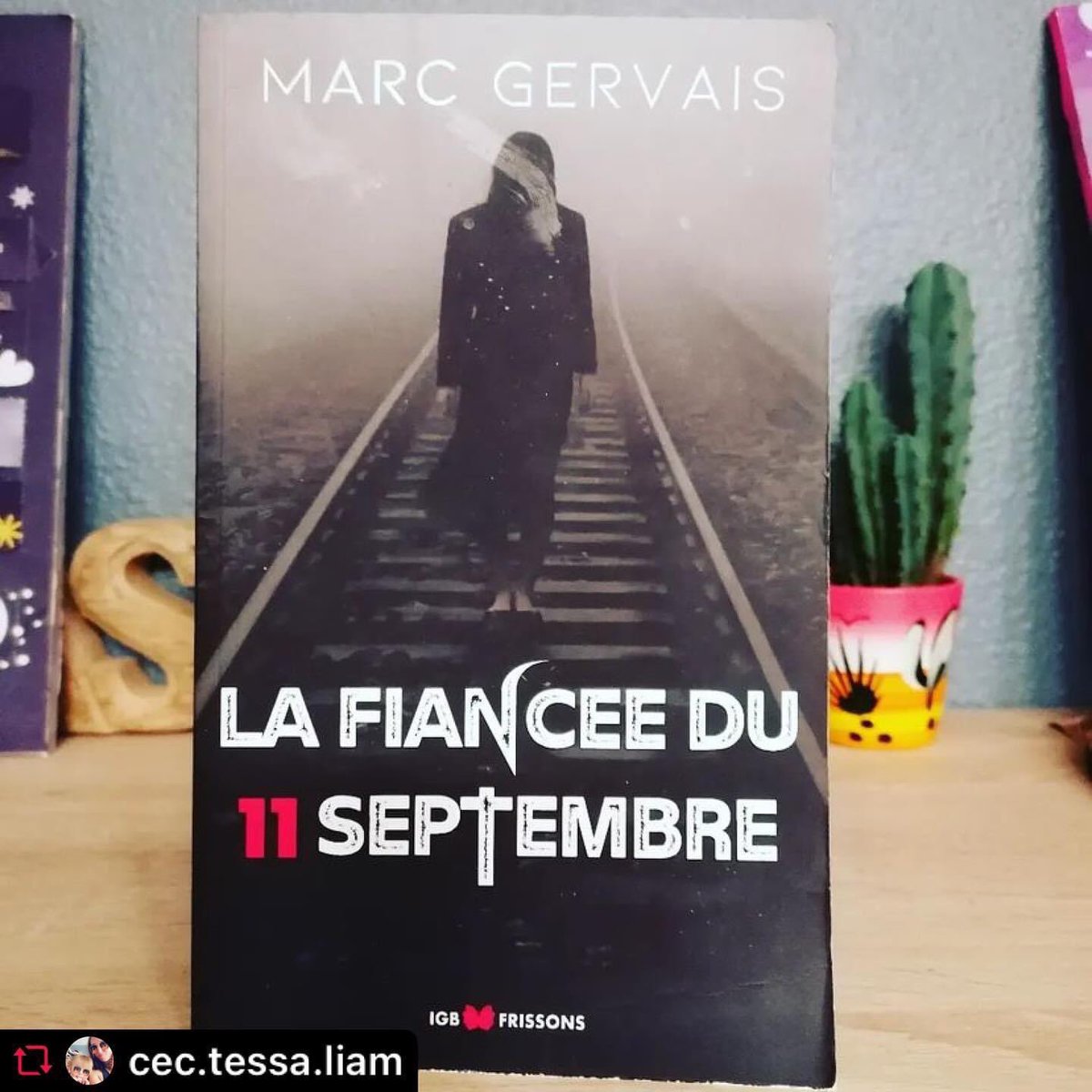 Bonsoir à toutes et tous, pardon, en cette fin d'année la lecture a grandement baissé de rythme et je m'en excuse 🙈

Je vous parle aujourd'hui de La fiancée du 11 septembre de <a href="/marcgervais/">Marc Gervais</a>.auteur publié chez @igb_edition

J'ai adoré me plonger dans ce roman, malgré sa dureté.❤️