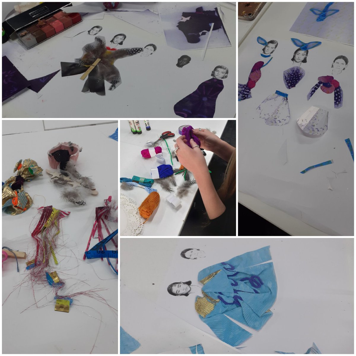 Year 10 Textiles students <a href="/DeptfordGreen/">Deptford Green</a> have produced beautiful textiles samples and are #fashion designers for the day.
Thanks <a href="/RavensbourneWP/">Ravensbourne Outreach Team</a> 
#exploredreamdiscover 
#Deptford 
#creativecareers