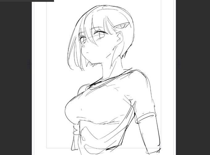 ペン先を古いのに戻したら応急的に絵が描けるようになった気がする 