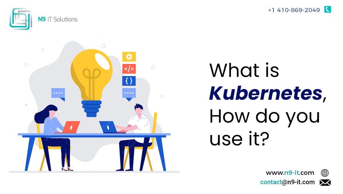 n9_IT_solutions's tweet image. The Kubernetes is basically an open-source, portable, extensible container orchestration engine which is being used for automating deployment, scaling, and management of containerized application. 
Read blog -> n9-it.com/blog/what-is-K…
#Kubernetes #Kubernetesdevops