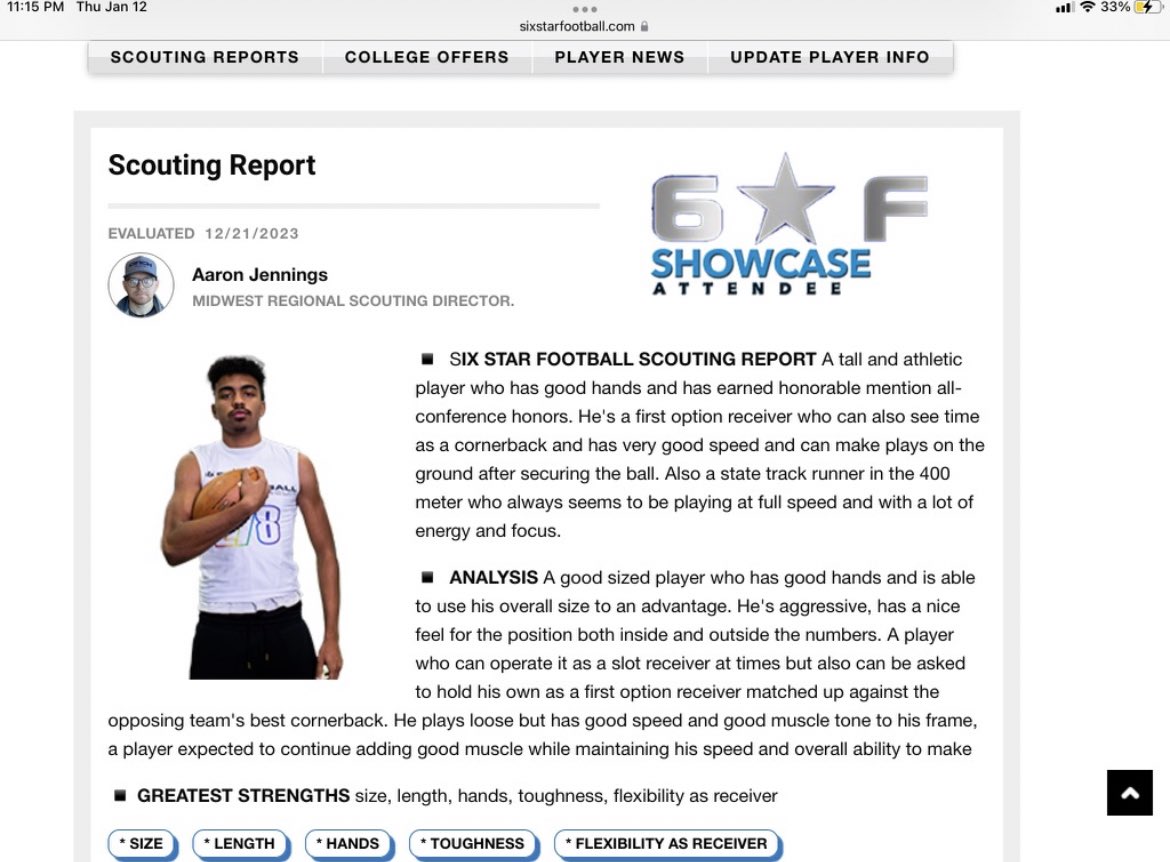 Thom6Alexzander's tweet photo. Thank you @6starfootballMO for the report.
@Tonka_Football https://t.co/uEY68JhmYF