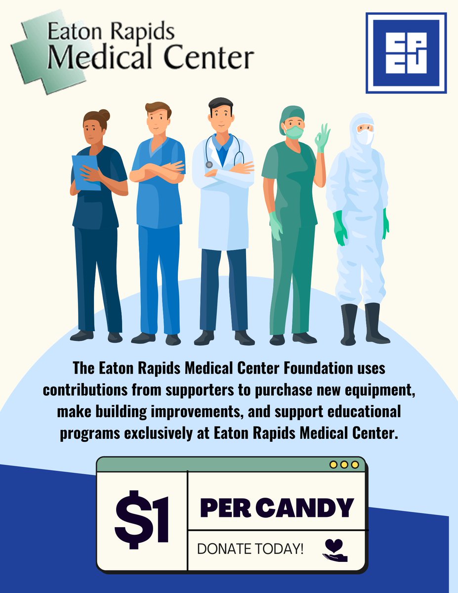 Stop into your local CPCU branch to donate to the Eaton Rapids Medical Center Foundation! #donate