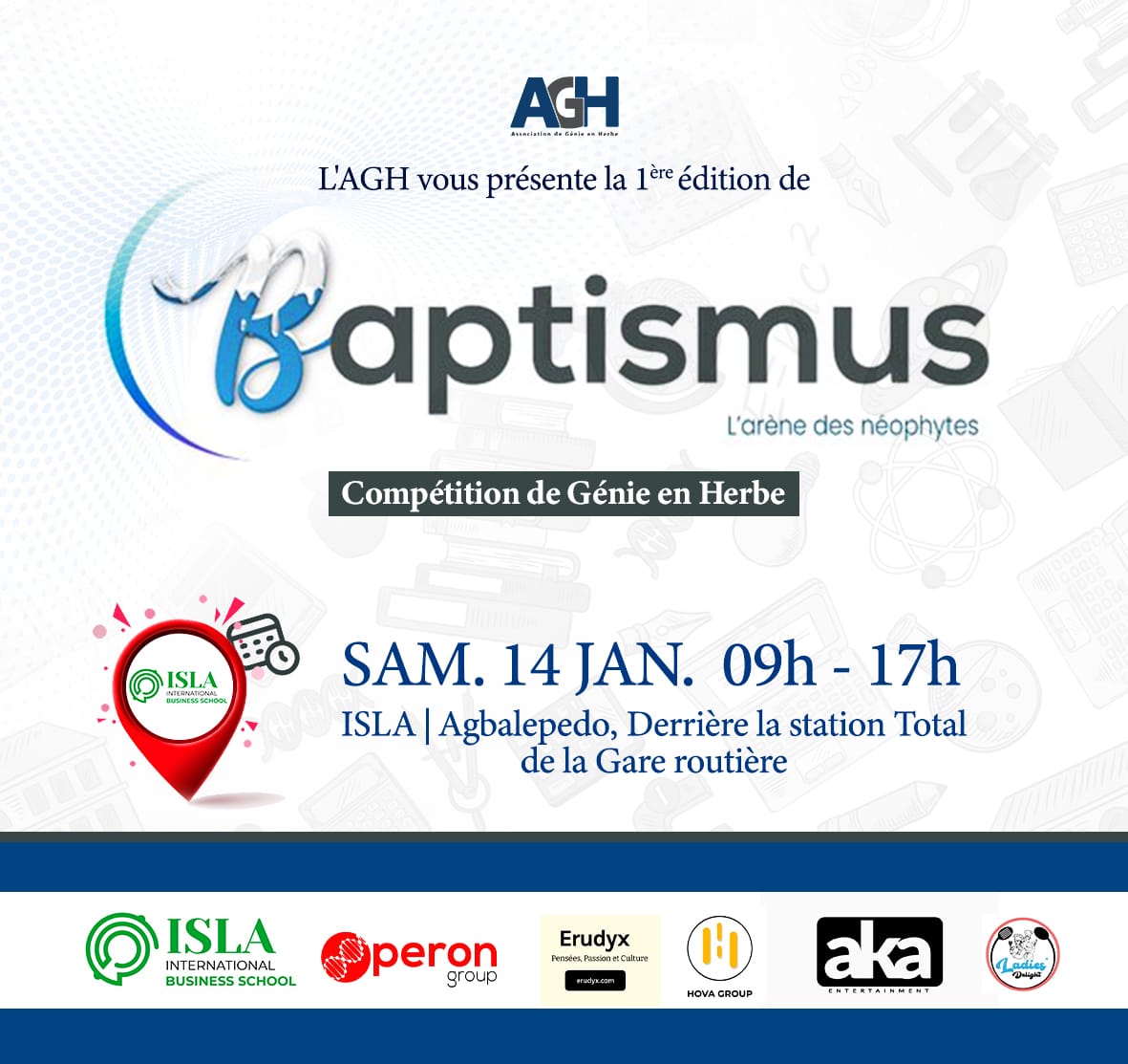 Assogeh's tweet photo. #AGH #GEHTogo #GenieEnHerbe
#CulureGenerale @OperonGroup
@erudyx @Genie_Campus #Ttwittos
Disons que c'est la "Youth League" du Génie en Herbe, niveau universitaire au Togo. https://t.co/aaD47rXx0A
