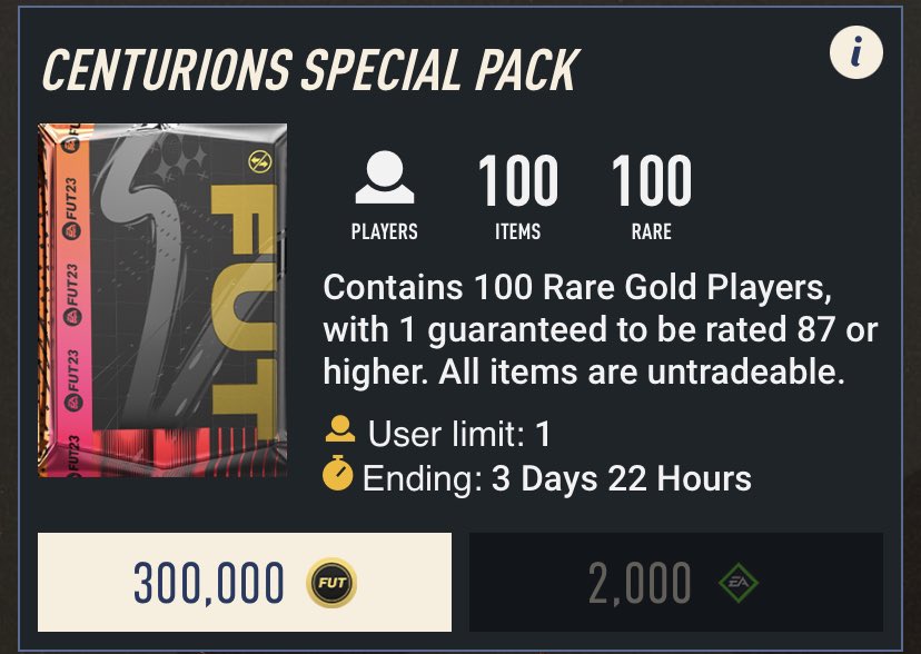 Jake_FutTrading's tweet photo. Feeling generous today 

Two people who Like ❤️ and Follow ✅ will get directions on how to open this pack 

#FIFA23 https://t.co/eccnWYRmZh