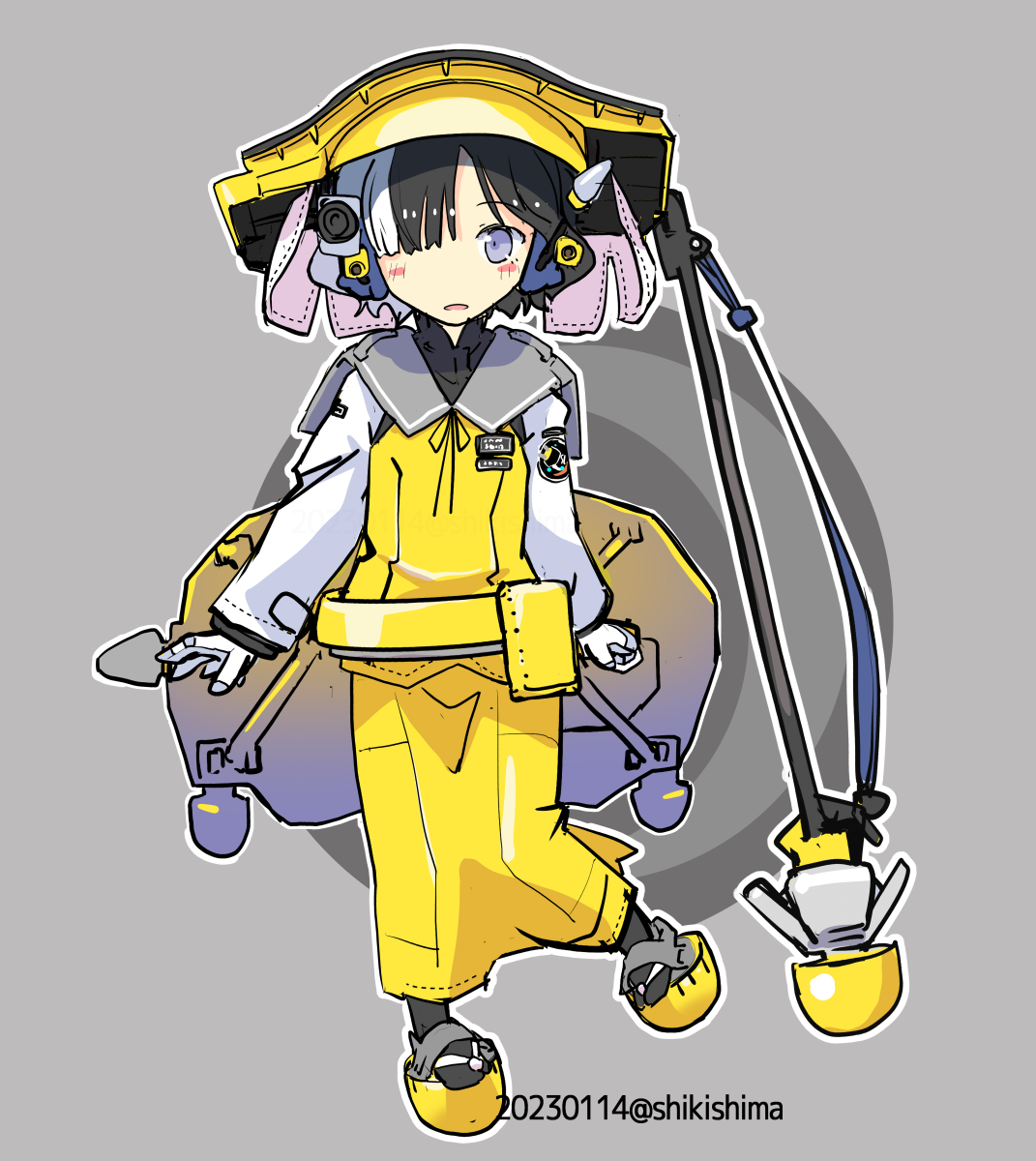「pixivFANBOX を更新。【全公開】SLIM本進捗011 擬人化SLIMの」|しきしまのイラスト