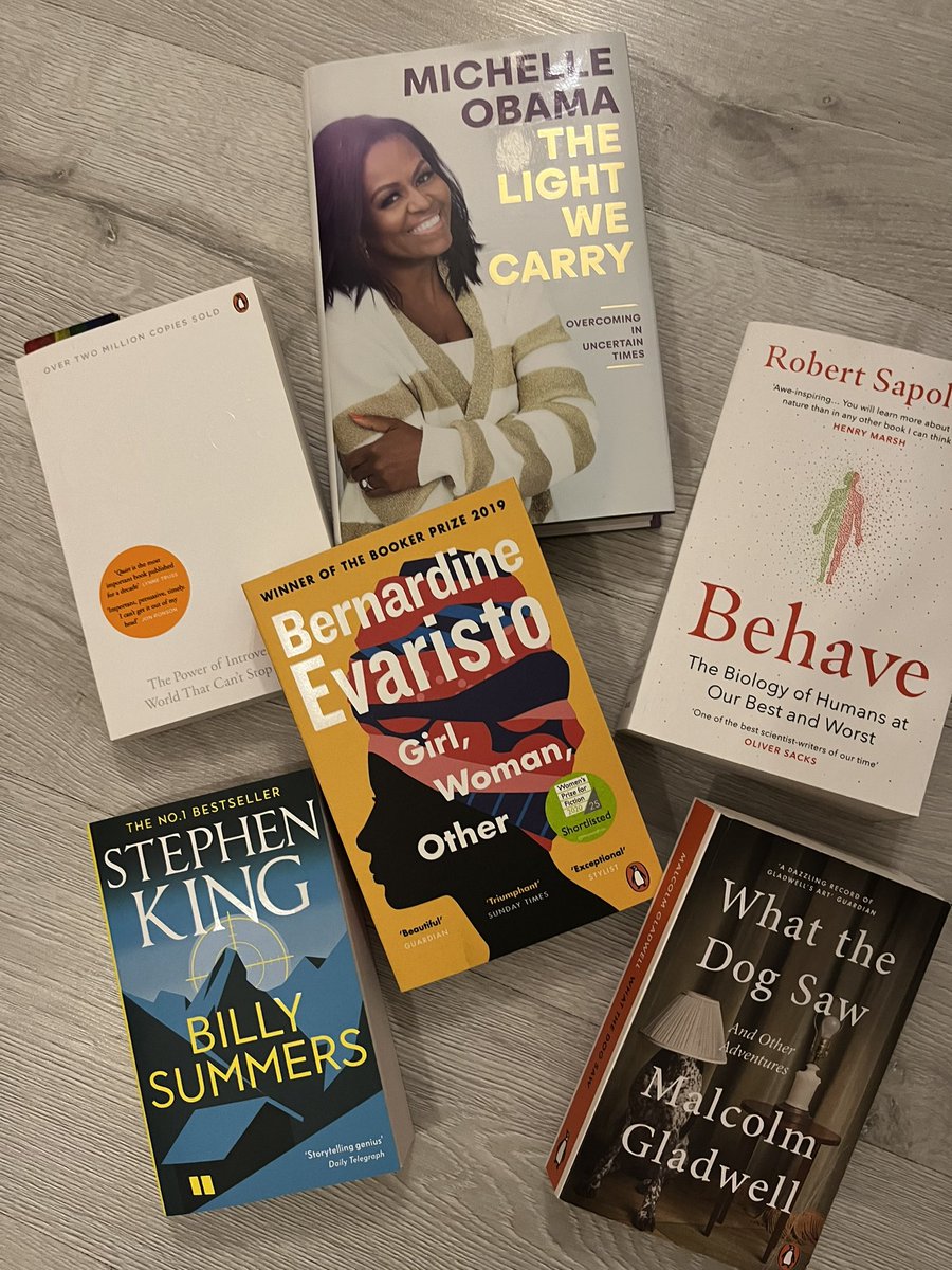 Starting the year with lots of great books! I’ve already devoured “The light we carry” and just recently started reading “Quiet”. #bookworm