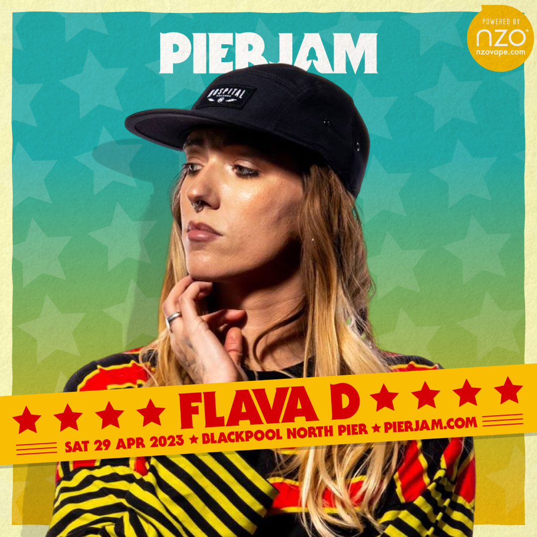 PierJam presents.... FLAVA D 🎡🔊

Who's ready for the queen of UK Garage, Grime and Bassline? 😎 We can't wait for the Flava D takeover! Get those engines revved 💨🚀

Tickets at pierjam.com 

#pierjam