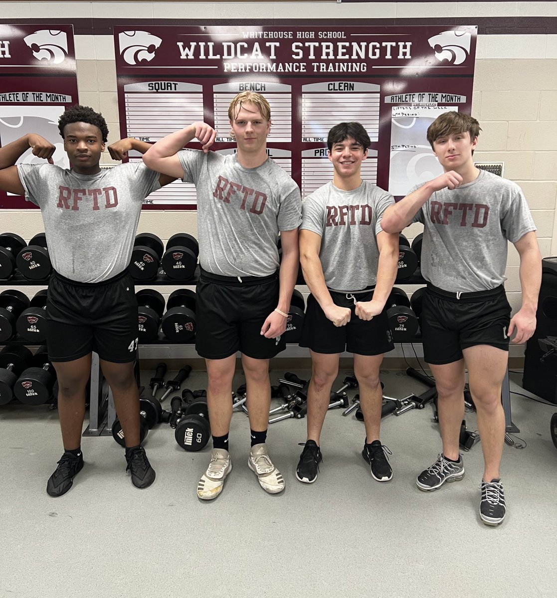WHSTX_Football's tweet photo. Congrats to our 10-12 Lifters of the Week @keilon_caldwell , @C_Woodley44 , @JakobCarey_2 , and @Hayroross10 !! #RFTD. https://t.co/TlVSIaAz6U
