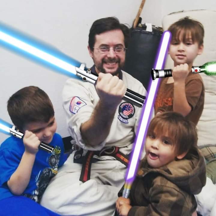 We do have kids classes for the younglings available. We can help them learn about their connection to the force and live the the code of the Jedi. 
Light sabres up kids!
#martialarts #mixedmartialarts #martialartslife #kidsmartialarts #martialartstraining #filipinomartialarts