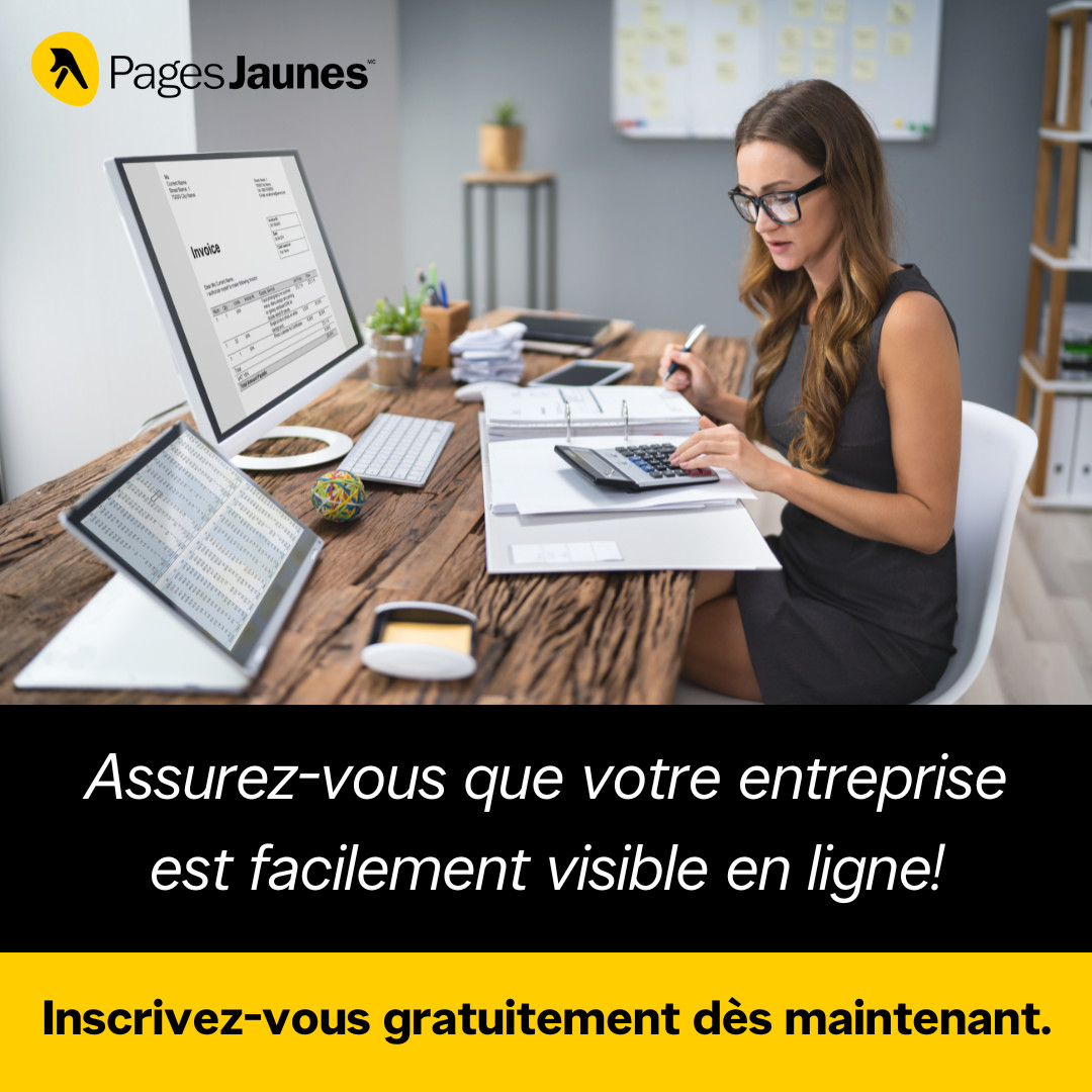 Pages_Jaunes's tweet photo. Il est temps de vous assurer que votre #entreprise est visible en ligne. 

Visitez https://t.co/kBNrhqhl6a pour réclamer votre inscription gratuite.

#marketingPME #PMEcanada #pagesjaunes #marketingnumérique #petiteentreprise https://t.co/BnLO8IsJIp