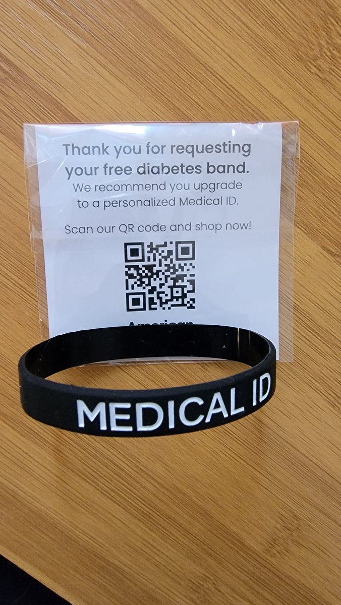 MunchkinFreebie's tweet photo. Free Diabetes Wristband in the mail today from @americanmedical 

#free #freebie #health #wristband #freebies #freestuff #happy https://t.co/kVEtNiKGZA