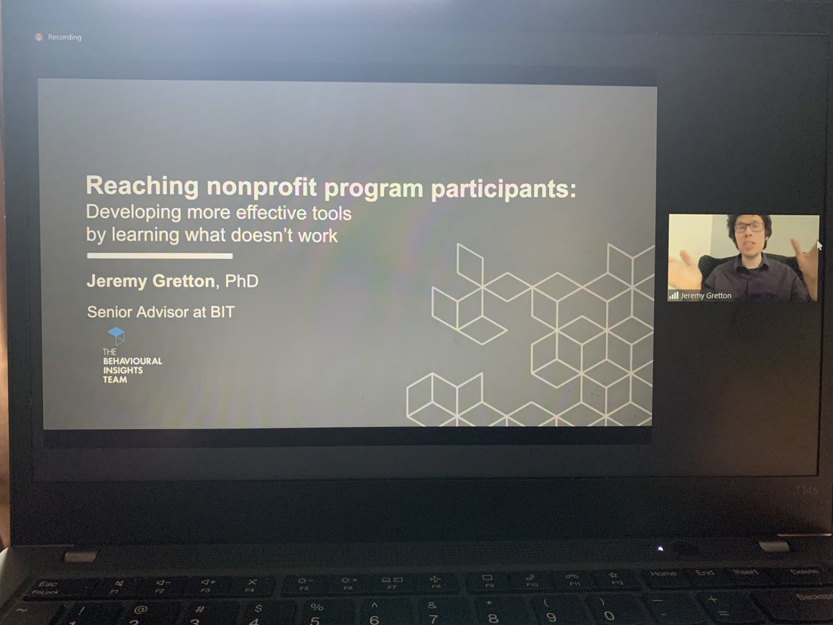 IAmCarlJensen's tweet photo. Enjoying the 1st #UBCDIBS #BehaviouralInsights Seminar of 2023, as @JeremyGretton of @bit_canada describes the benefits of confirming what doesn’t work in terms of engagement strategies. @UBCSauderSchool @s_tregebov #BeSci #BehaviouralScience #Nudge #NudgeForGood https://t.co/uys6NYDVLW