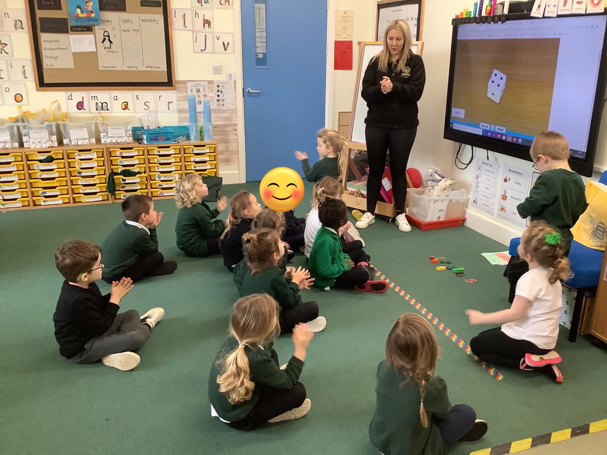 WeatherstonJane's tweet image. This week in our @NCETM mastering number sessions. We have enjoyed matching @numberblocks towers and actions such as patting our head or tapping our nose and clapping to digits! We played a feely bag game to guess the digit too #eyfs #maths #masterymaths #number