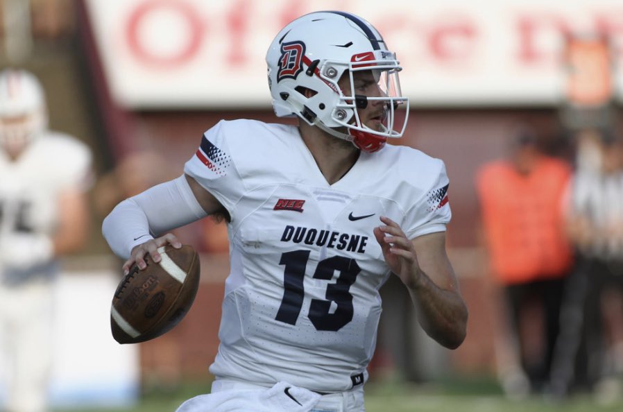 1kTpayne's tweet image. Blessed to receive an offer from Duquesne University! @DuqFB @HunterGeisel15