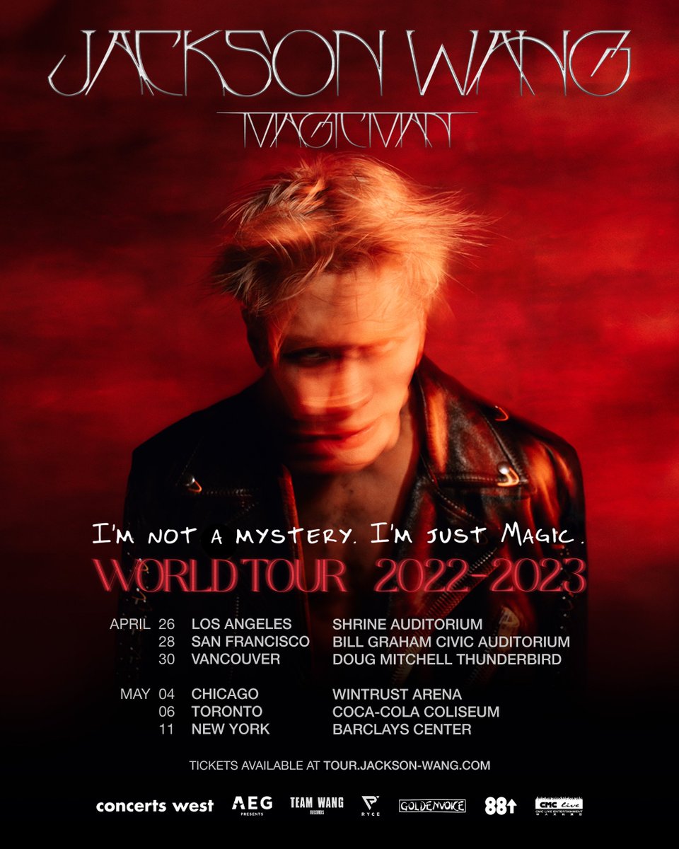 Jackson Wang 'Magic Man' Tour North America 2023: Tickets, presale