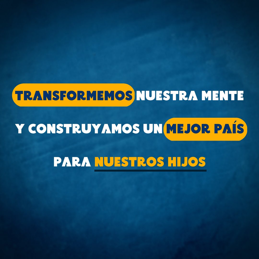 PartidoValorES's tweet photo. 👍Transformemos nuestra mente para construir un país próspero. Países líderes adoptaron políticas con principios y ética cristiana, derogaron leyes malas y hoy son potencias mundiales. Con las 5 Reformas podemos construir  un futuro mejor para nuestros hijos.

#ValorES #5Reformas https://t.co/fiuCWjlEvp