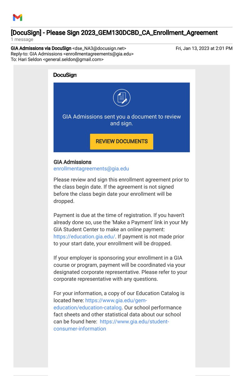 General_Seldon's tweet image. 💎Vocational Education in Diamond Essentials Certificate Course (GEM 130 D CBD E203) at Gemological Institute of America (GIA)🇺🇸@USEDGov &amp;amp; @DEACAccrediting approved and operate by CA Bureau for Private Postsecondary Education (bppe.ca.gov)
@GIAnews #DiamondEssentials