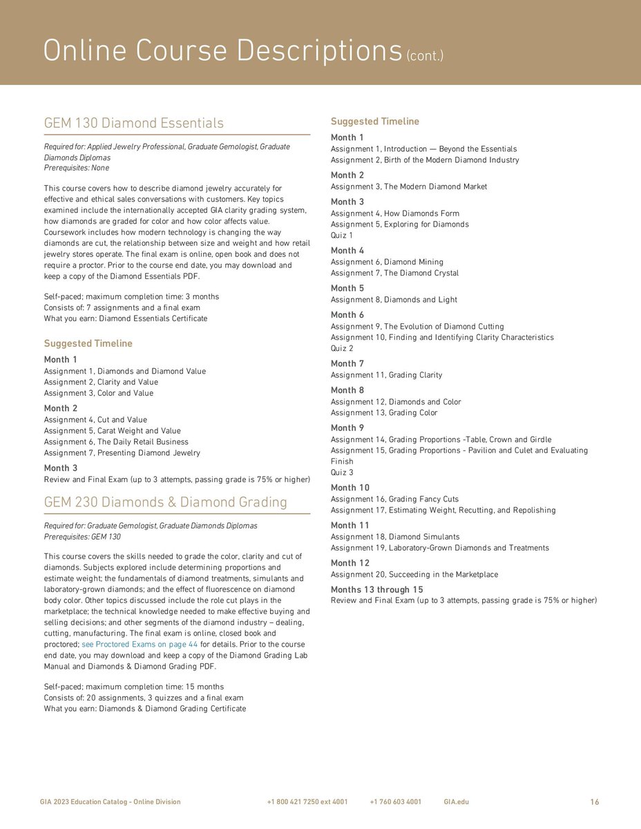 General_Seldon's tweet image. 💎Vocational Education in Diamond Essentials Certificate Course (GEM 130 D CBD E203) at Gemological Institute of America (GIA)🇺🇸@USEDGov &amp;amp; @DEACAccrediting approved and operate by CA Bureau for Private Postsecondary Education (bppe.ca.gov)
@GIAnews #DiamondEssentials