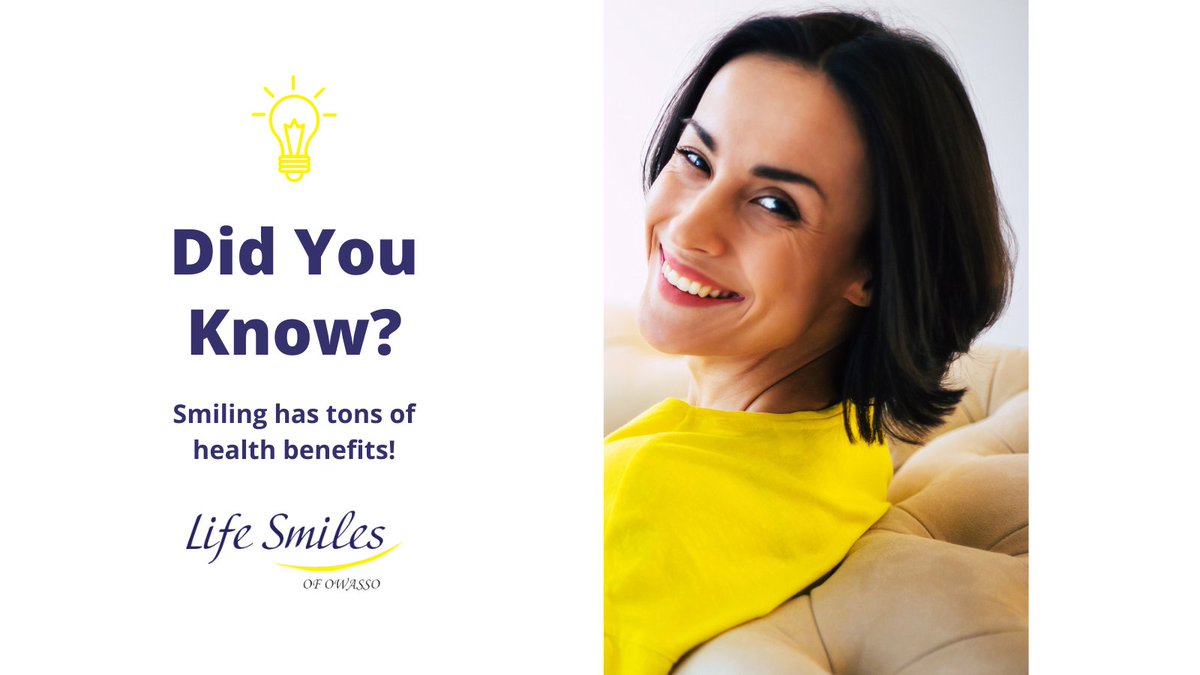 henglimdds's tweet image. Smiling has tons of health benefits, including:

✔️ Improved mood
✔️ Supported immune system
✔️ Younger appearance
✔️ Pain relief

We want you to reap all the emotional and physical health perks of smiling confidently.  We’ll help your smile make you feel good inside &amp;amp; out.