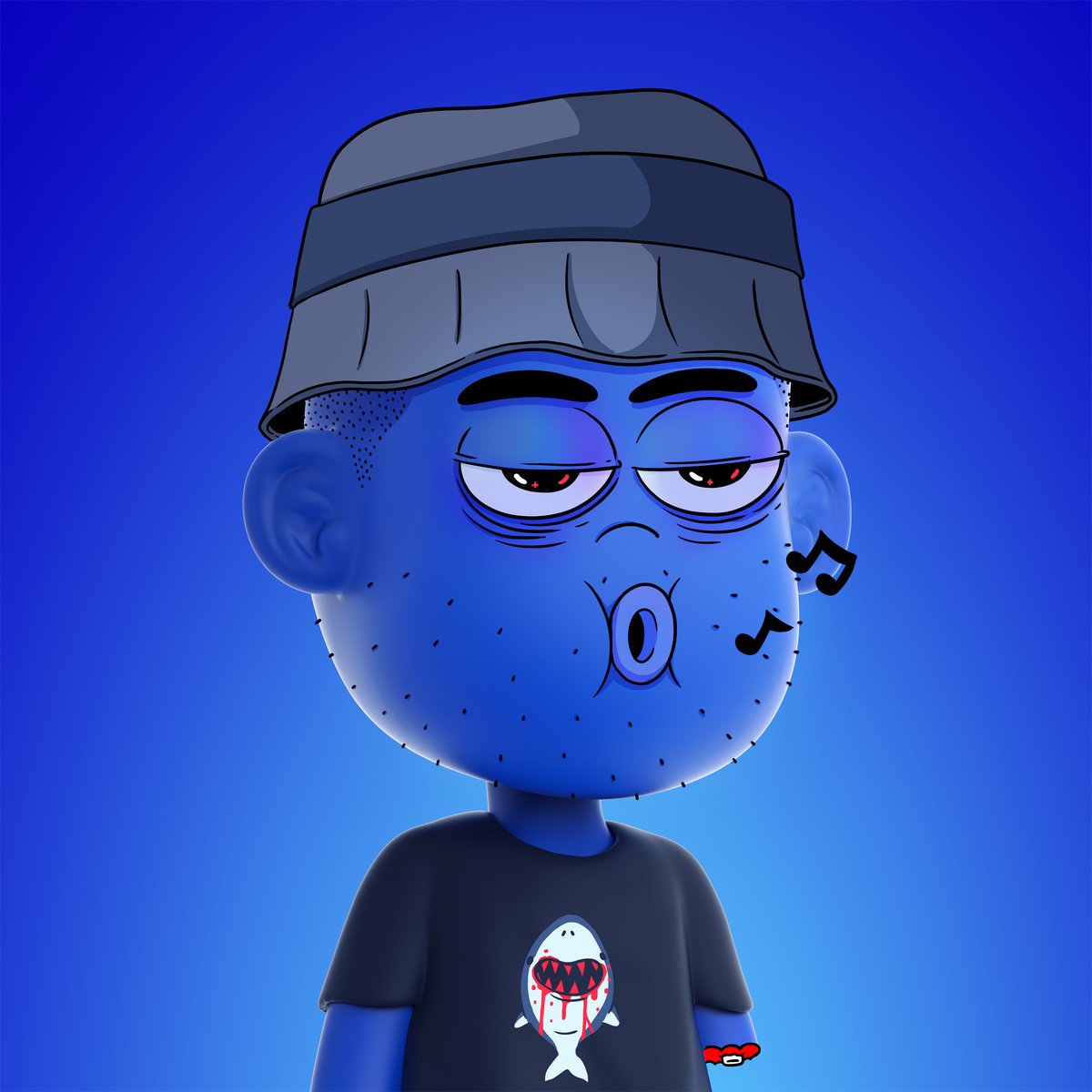 This Genzee loves sharks, long walks by the beach, and bucket hats

He was involved in a little accident with his BFF Shark, lost his left arm, but now he's all RIGHT 🥁

opensea.io/assets/ethereu…