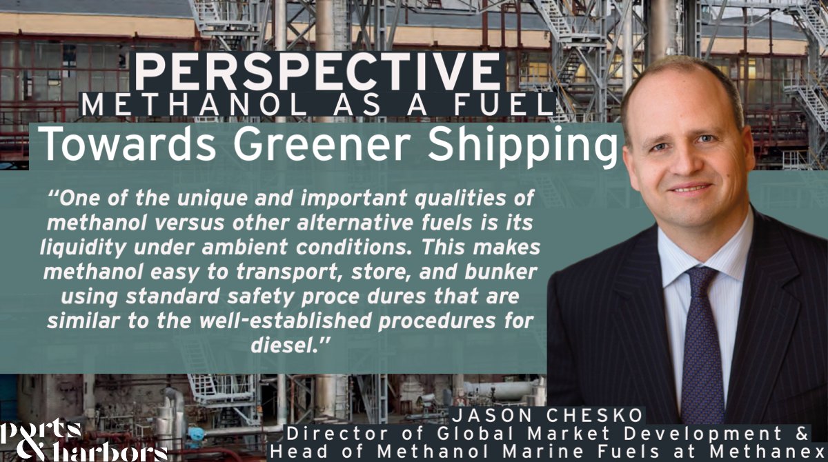 As part of our round-up of future fuel candidates, Jason Chesko of Methanex discussed the use of methanol in one of our recent editions