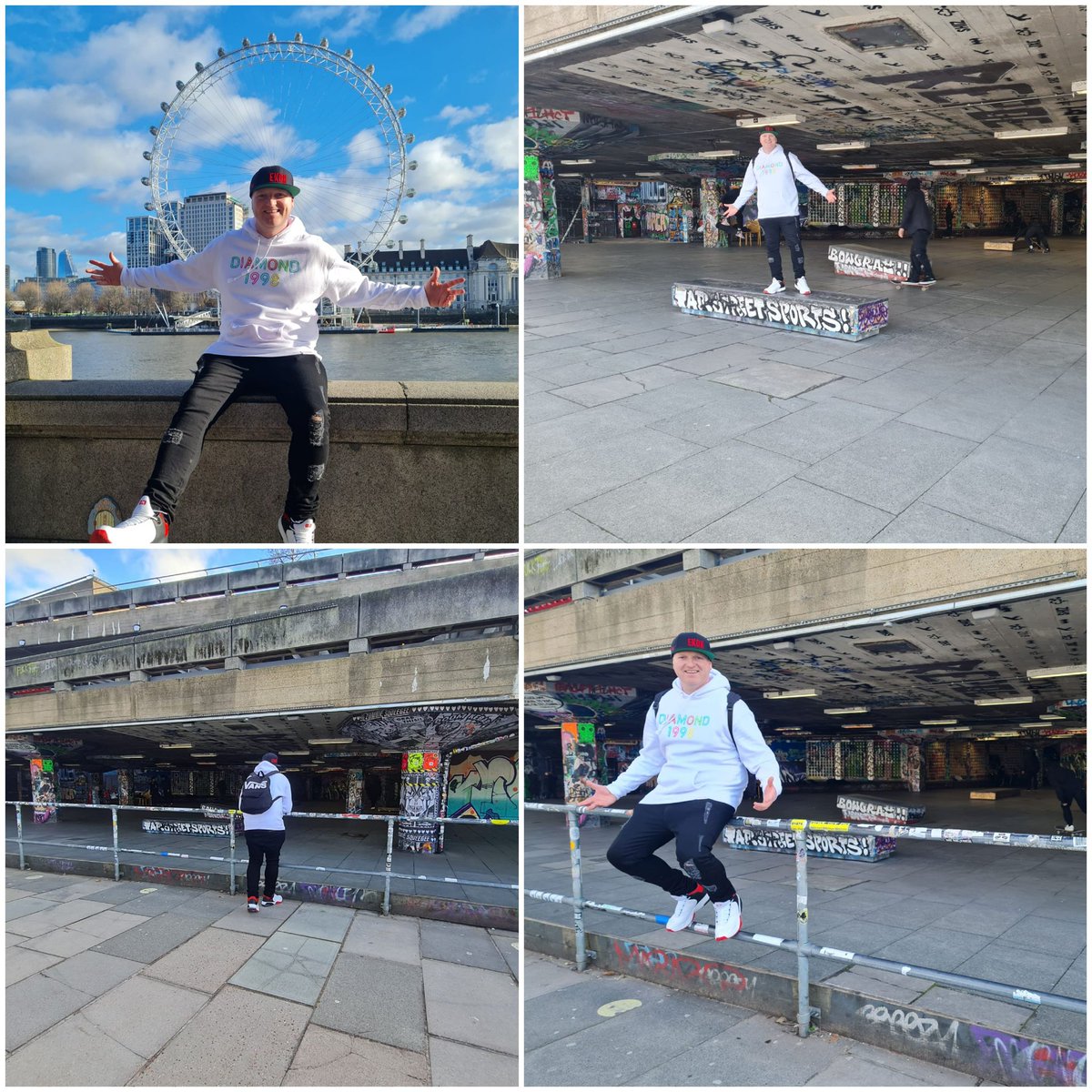ShoneyDaJuggala's tweet photo. I've been to London many times but stumbled across this skate park along the side of the river Thames earlier today and cnt help but think @ekohmusic needs to come over to the UK ๐ฌ๐ง and film a music video right here #HeartHop #JustUsLeague https://t.co/p3qbiYAMye